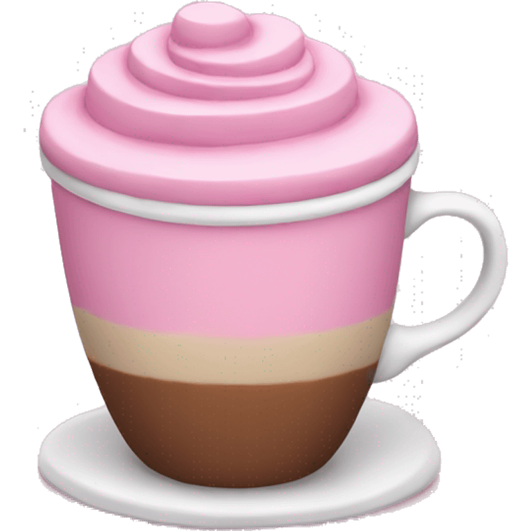 pink latte emoji