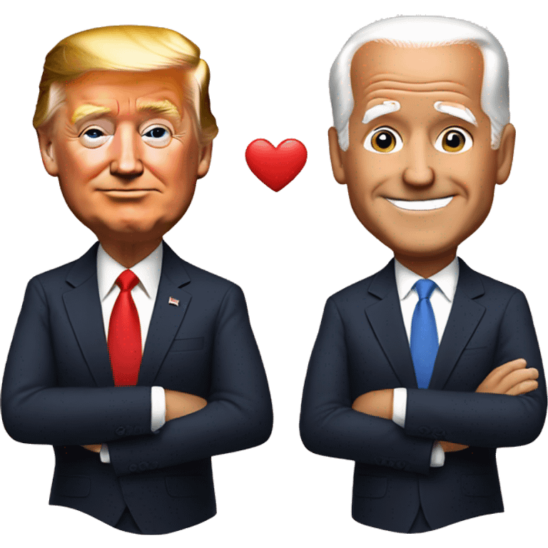 Trump and Biden love emoji