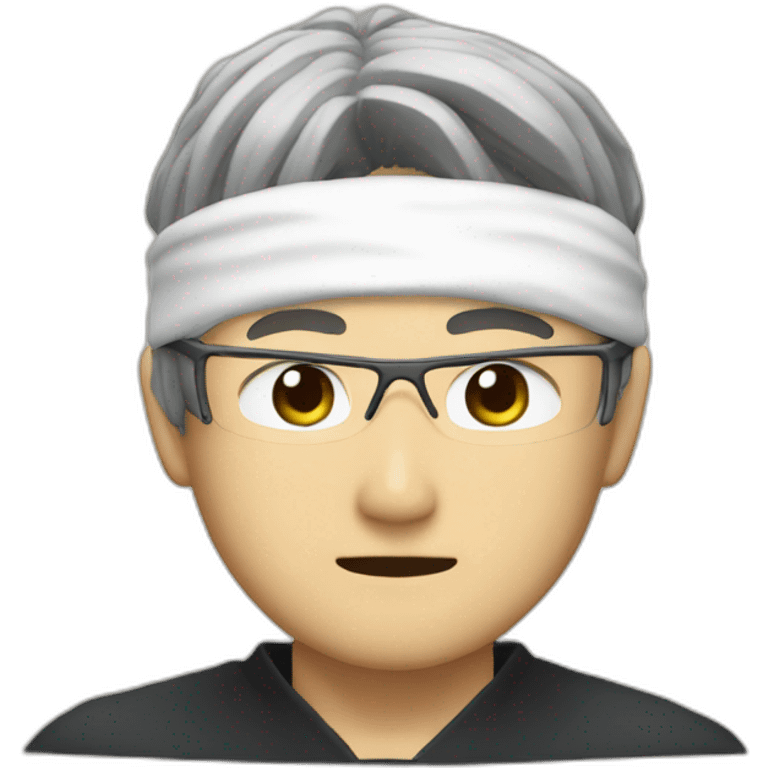 Satoru gojo with blindfold emoji