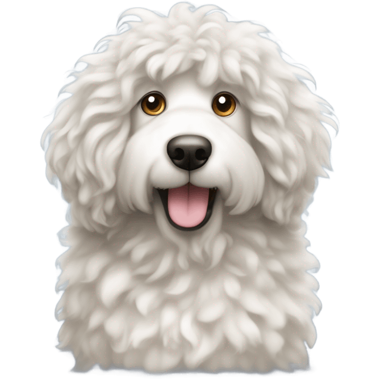 Sheep dog doodle mix emoji