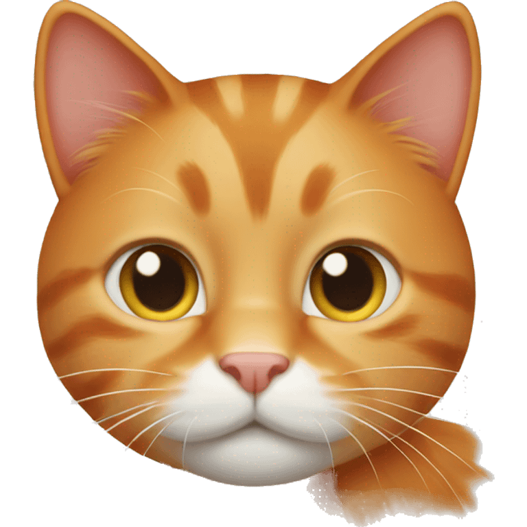 Ginger cat no white  emoji