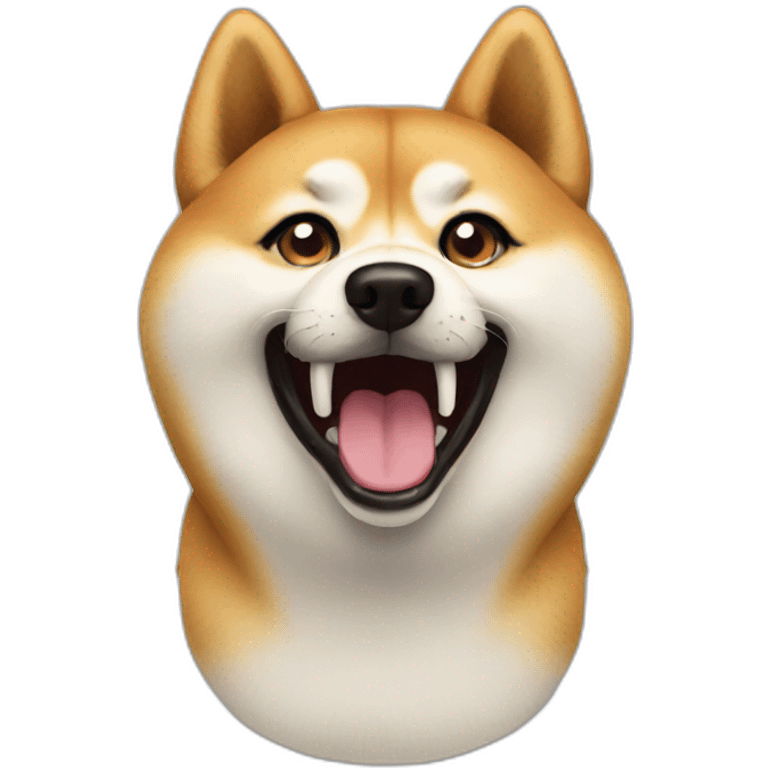 shiba-white-dog-stupid-grin emoji