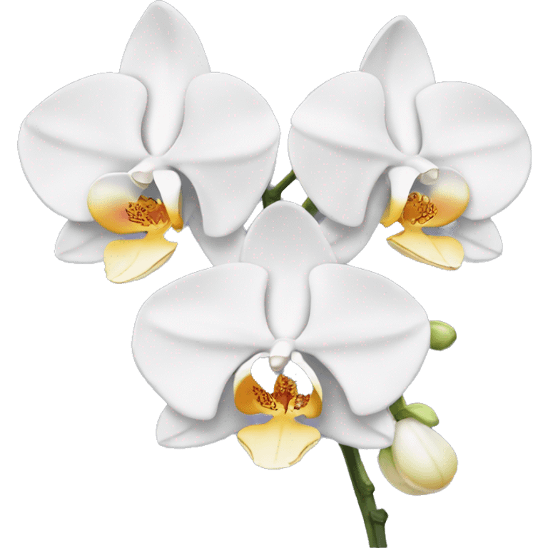 White Orchid emoji