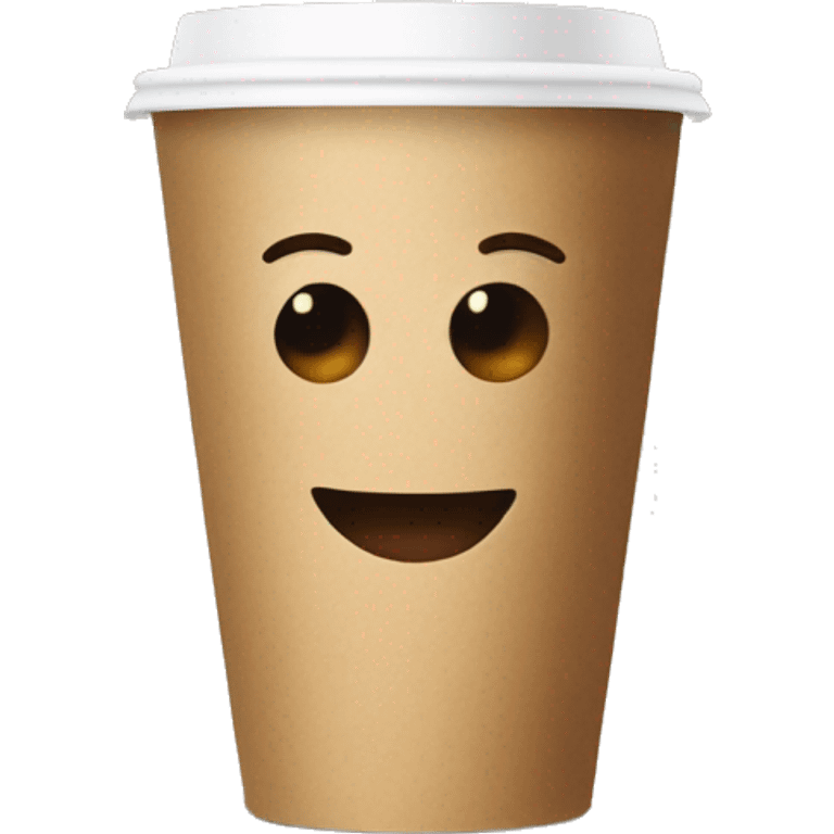 a paper cup of coffee emoji