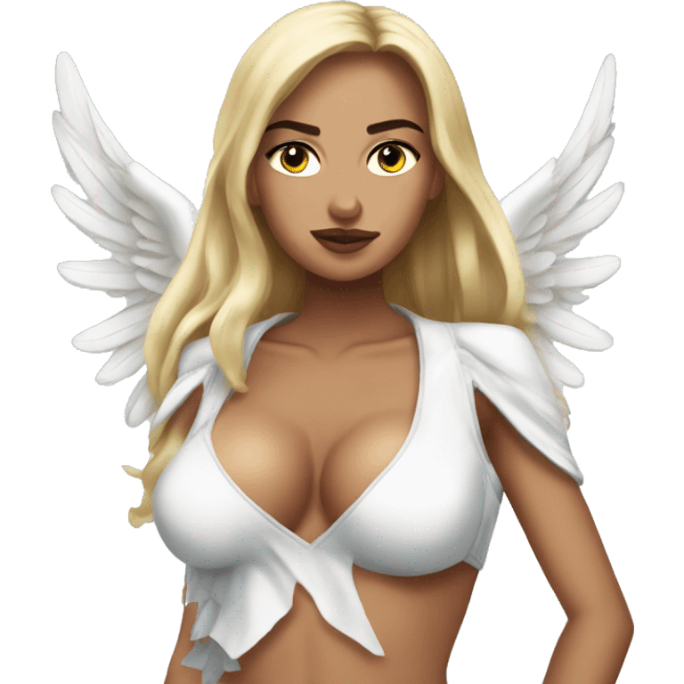 Victoria Secrests angel emoji