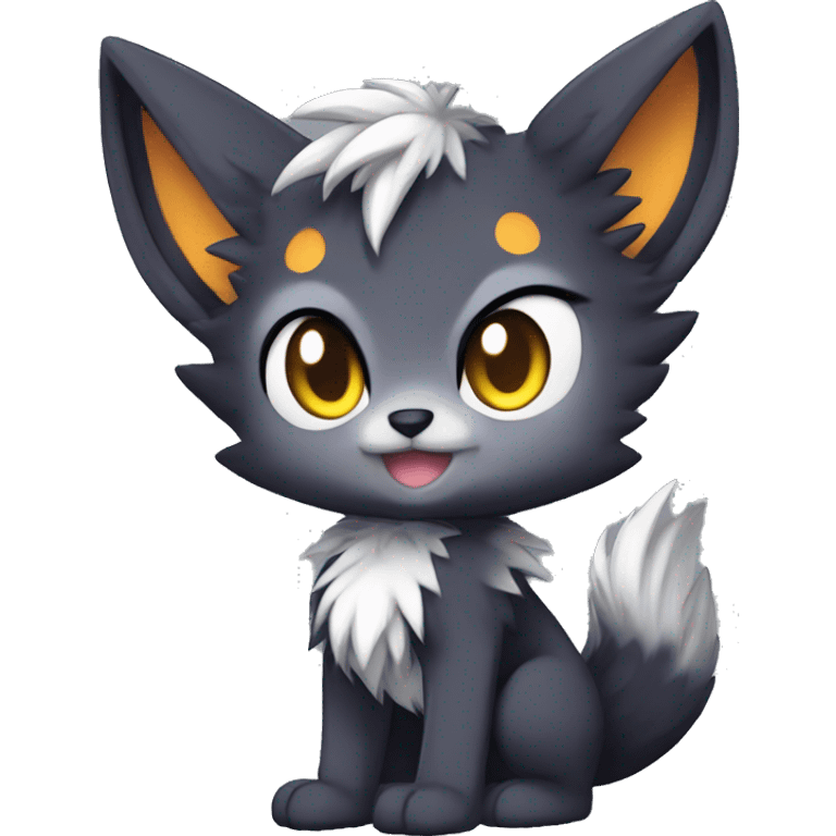 Anthro-Edgy-Cool-Dark-Contrast-Colors-Fantasy-Fur-Sona-Chibi-Shiny-Fakémon-Hybrid full body emoji