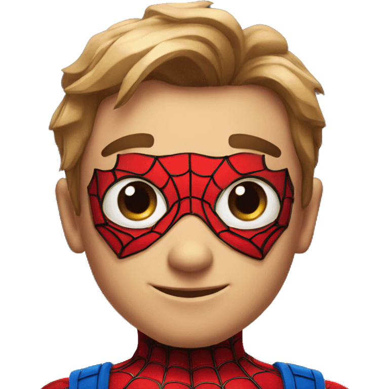 AI cute litte spider man  emoji