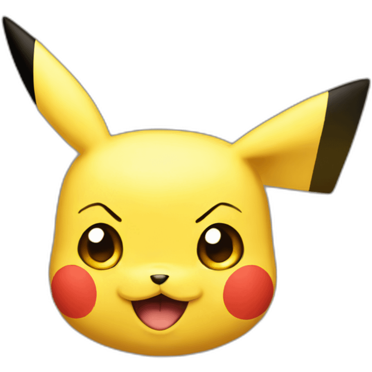 Head pikachu emoji