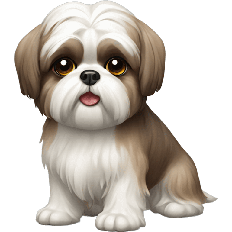 old dog shih tzu emoji