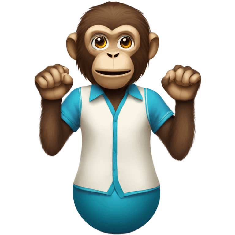 Monkey bowling  emoji