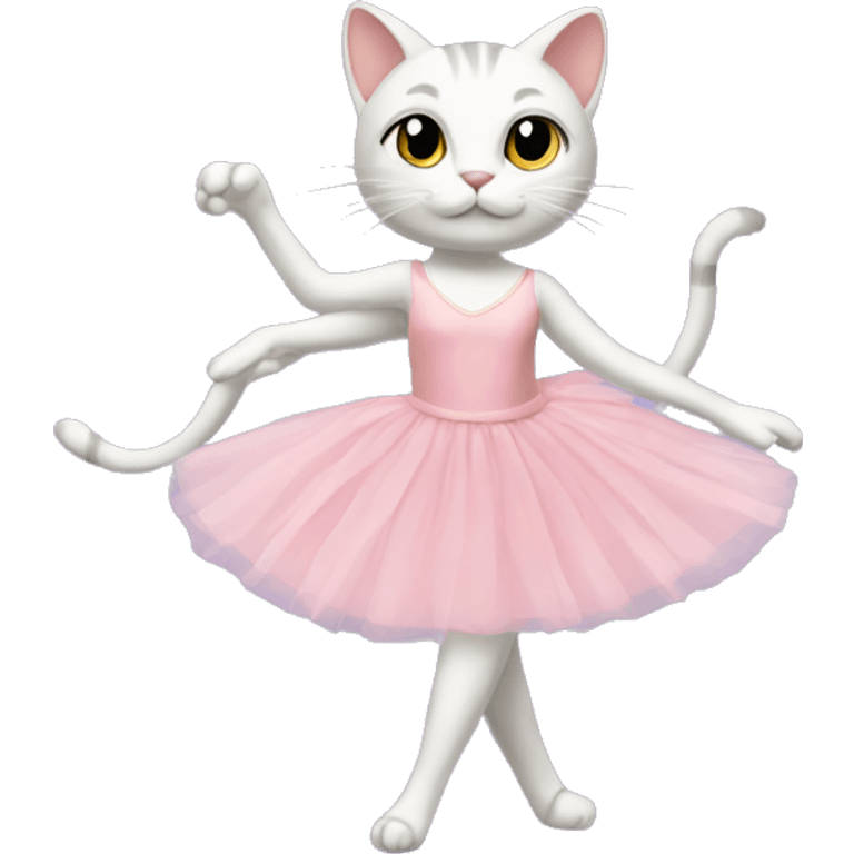 cat wearing a ballet dress  emoji