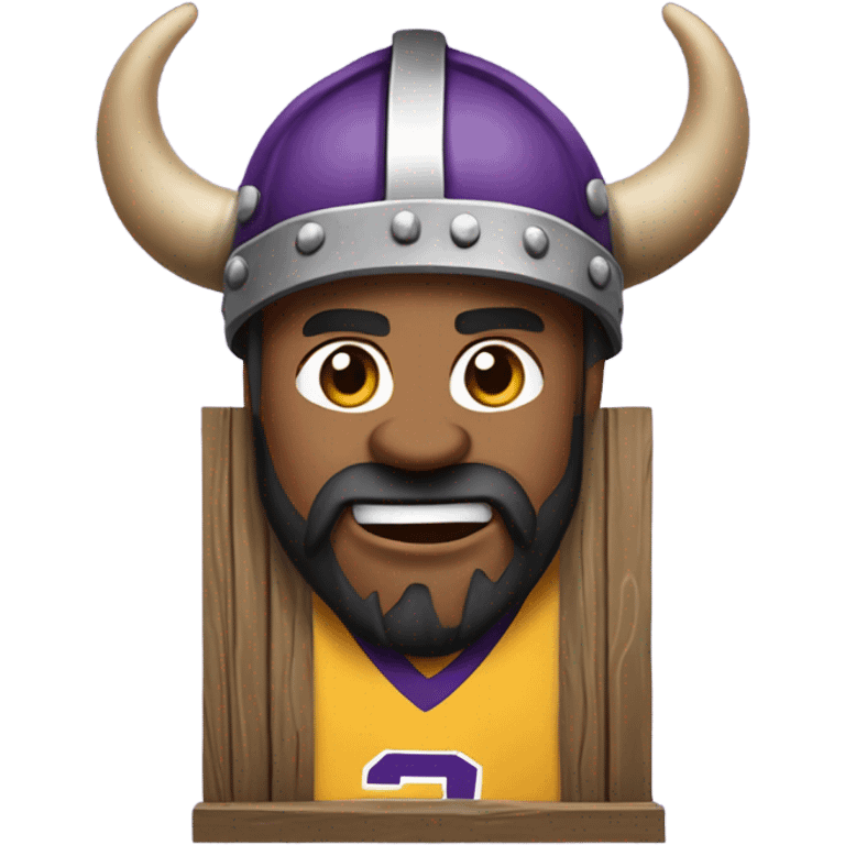 MN Viking in outhouse emoji