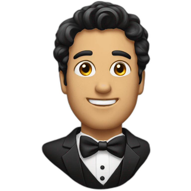 black tuxedo emoji