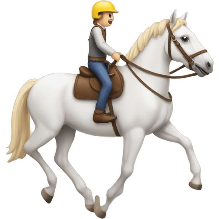 horse riding a person  emoji