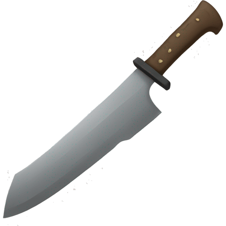 Long machete emoji