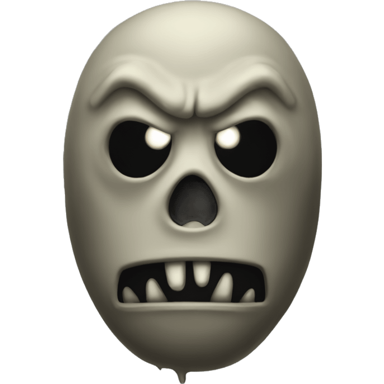 Scary faceless fallout monster  emoji