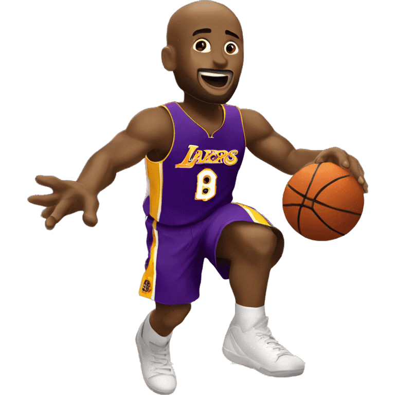 Kobe shooting the ball emoji