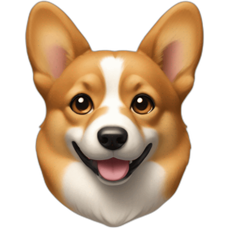 Only black and caramel corgi emoji