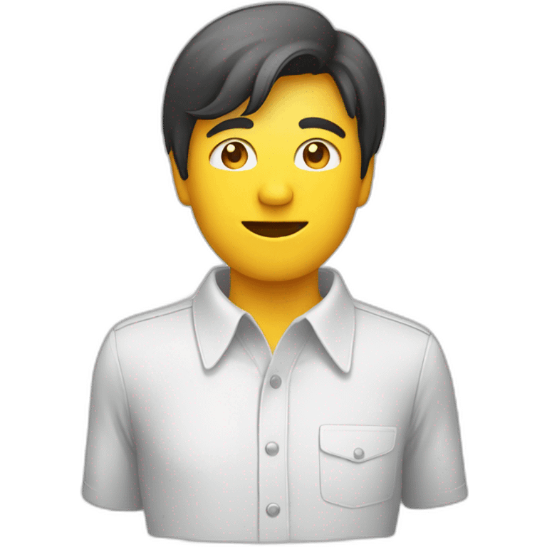 person using a shirt from VTEX (ecommerce tech company) emoji