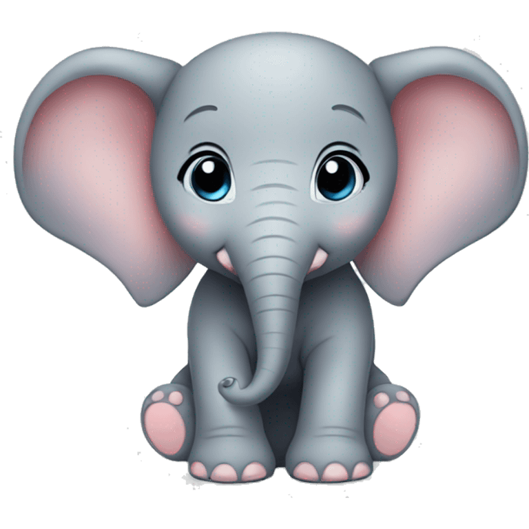 cute baby elephant emoji