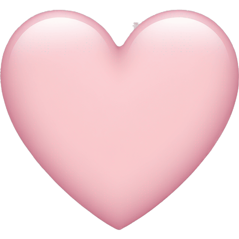 Light pink heart  emoji