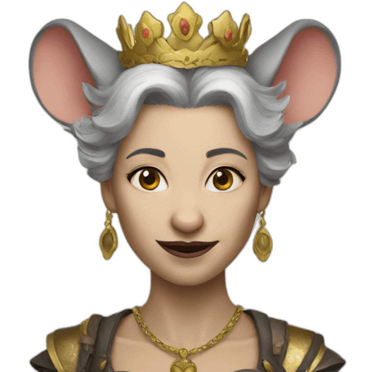 rat queen emoji