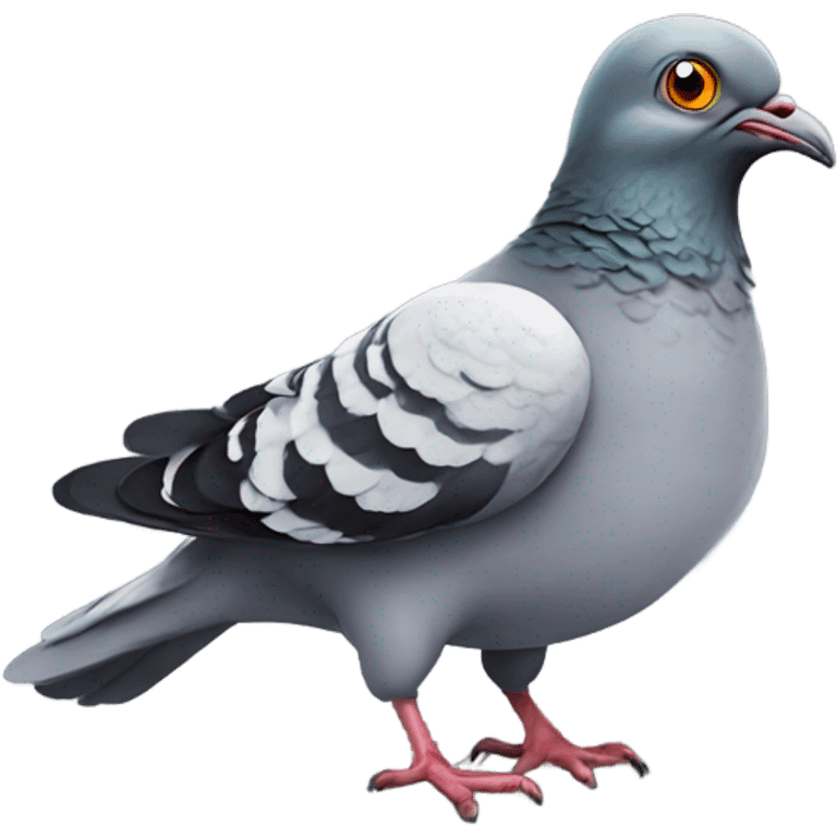 Angry pigeon emoji