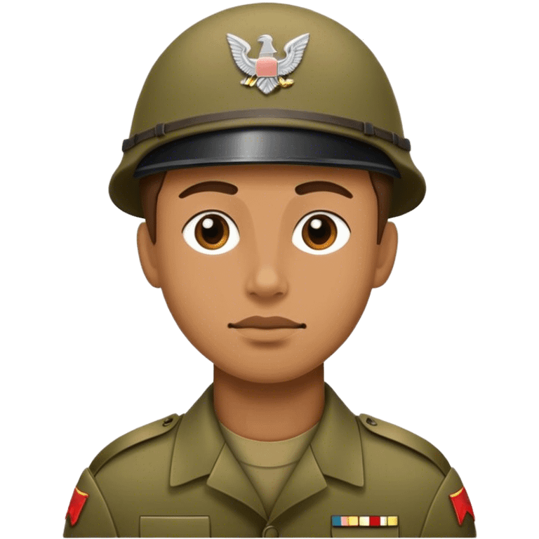 A soldier  emoji