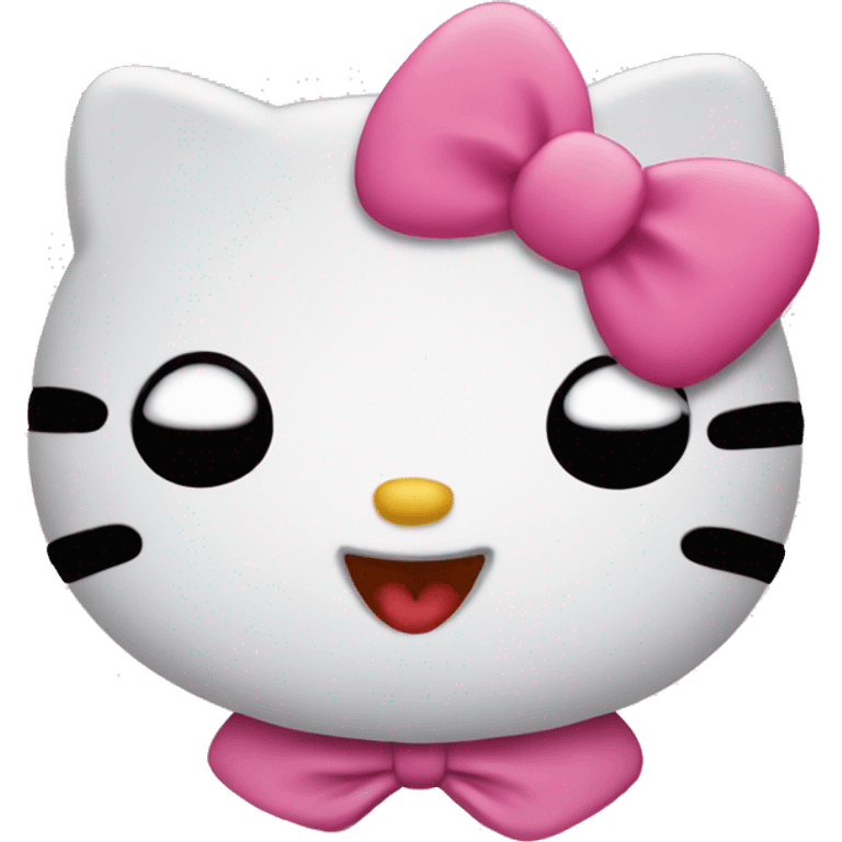 cute hello kitty kiss emoji