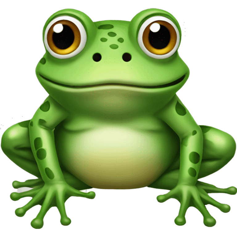 Frog with sigar  emoji