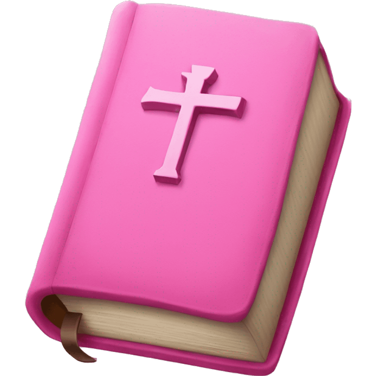 Pink Bible emoji