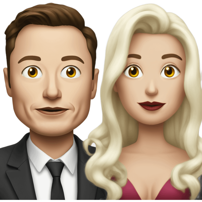 Elon musk in drag  emoji