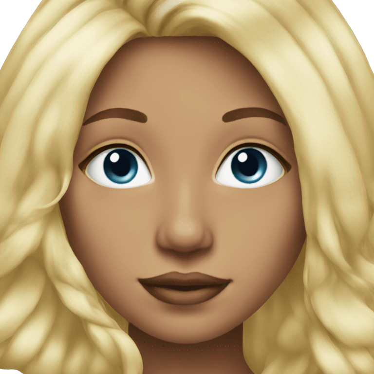 Beautiful lady blonde hair  emoji