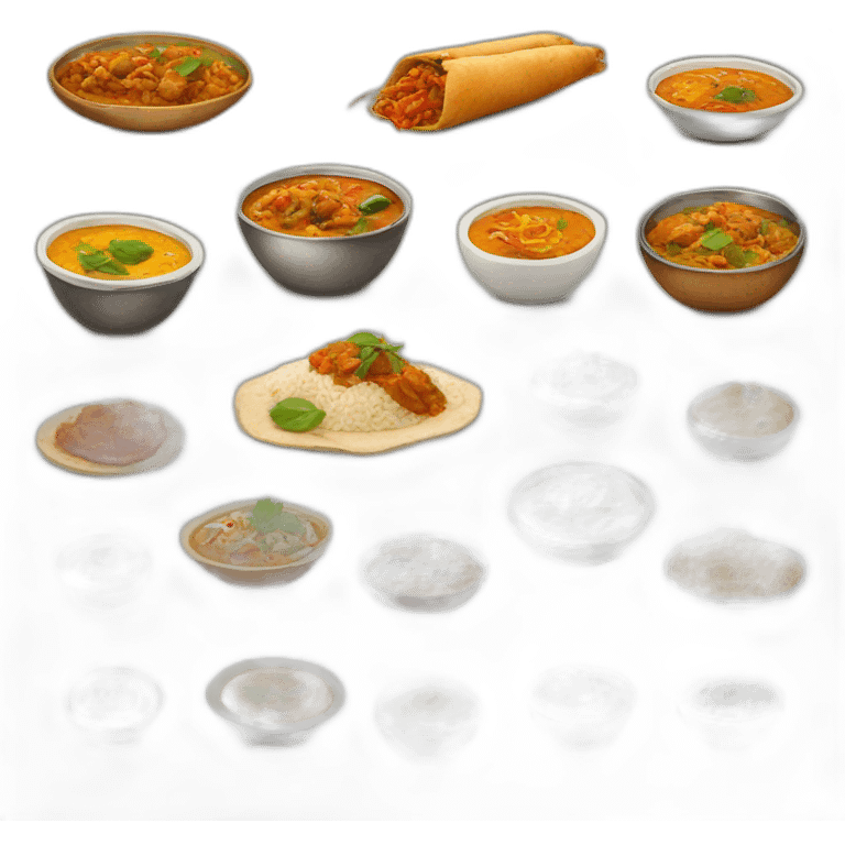 tasty indian food emoji