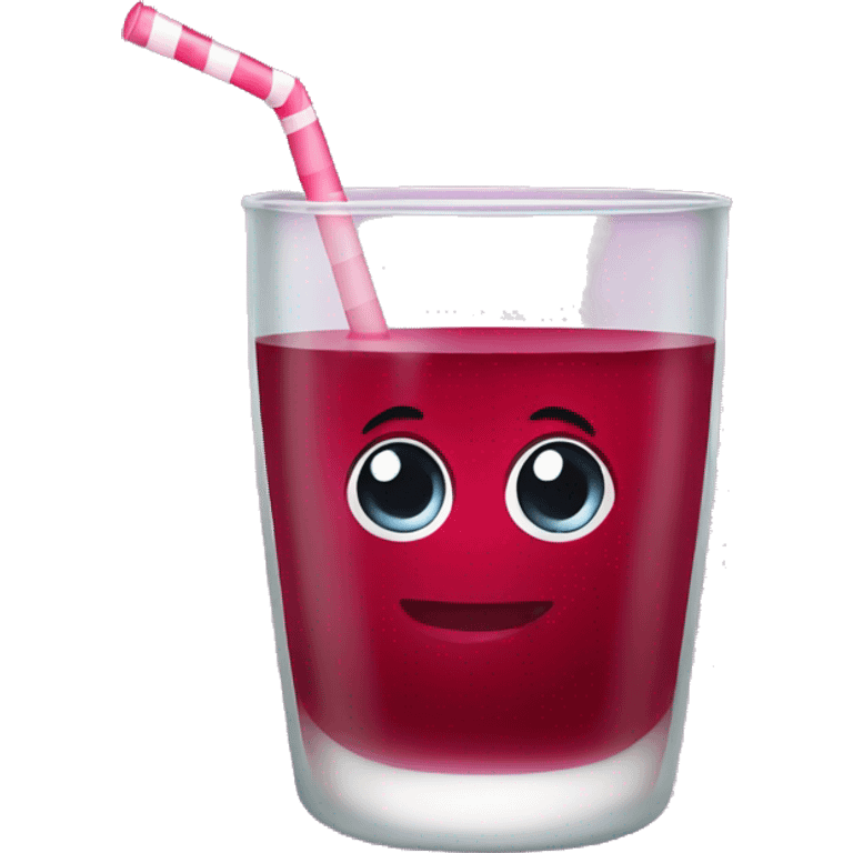 Cranberry juice  emoji