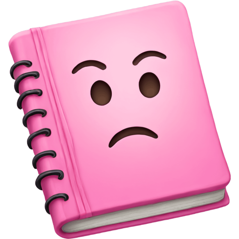 Pink journal  emoji