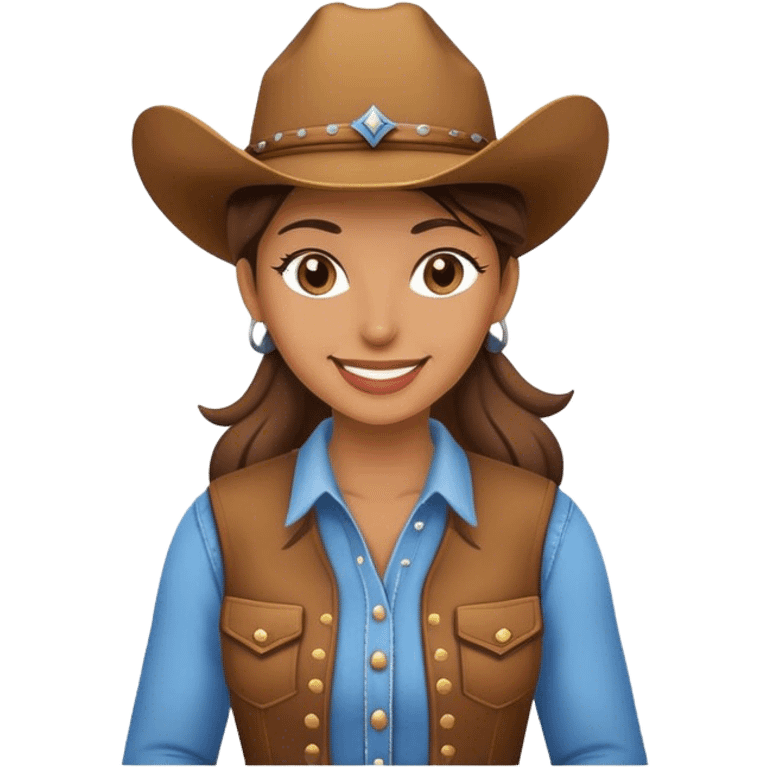 intimate cowgirl pose scene sfw emoji