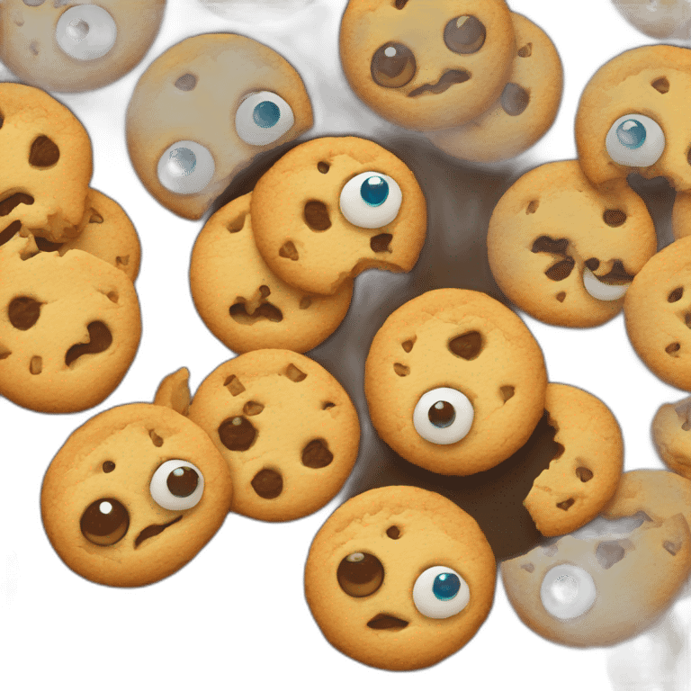 Cookies with eyes emoji