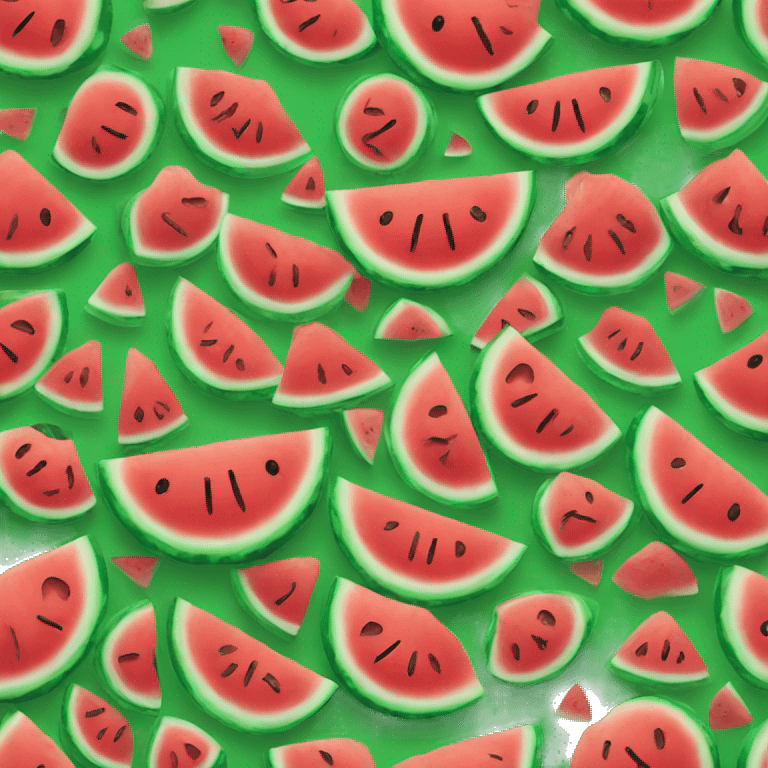 smiley watermelon emoji