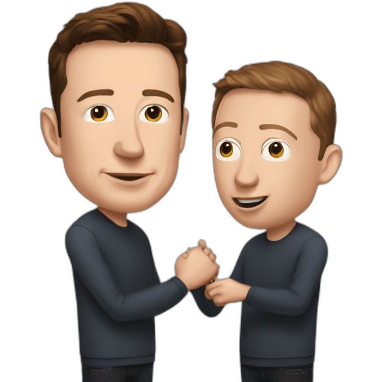 elon musk slaping mark zuckerberg emoji