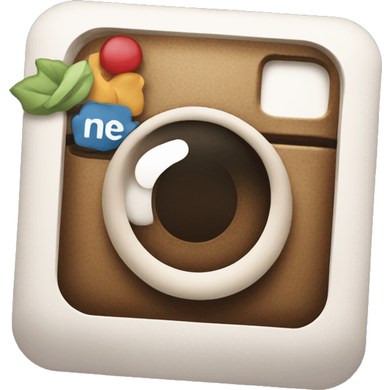 Instagram logo emoji