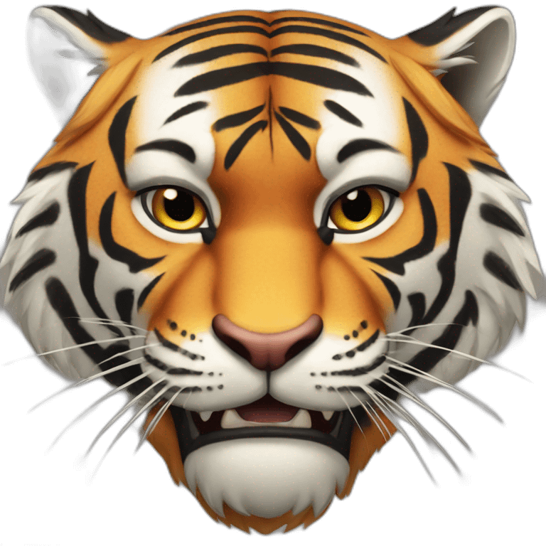 angry tiger emoji