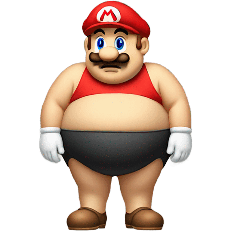 Fat mario Body emoji