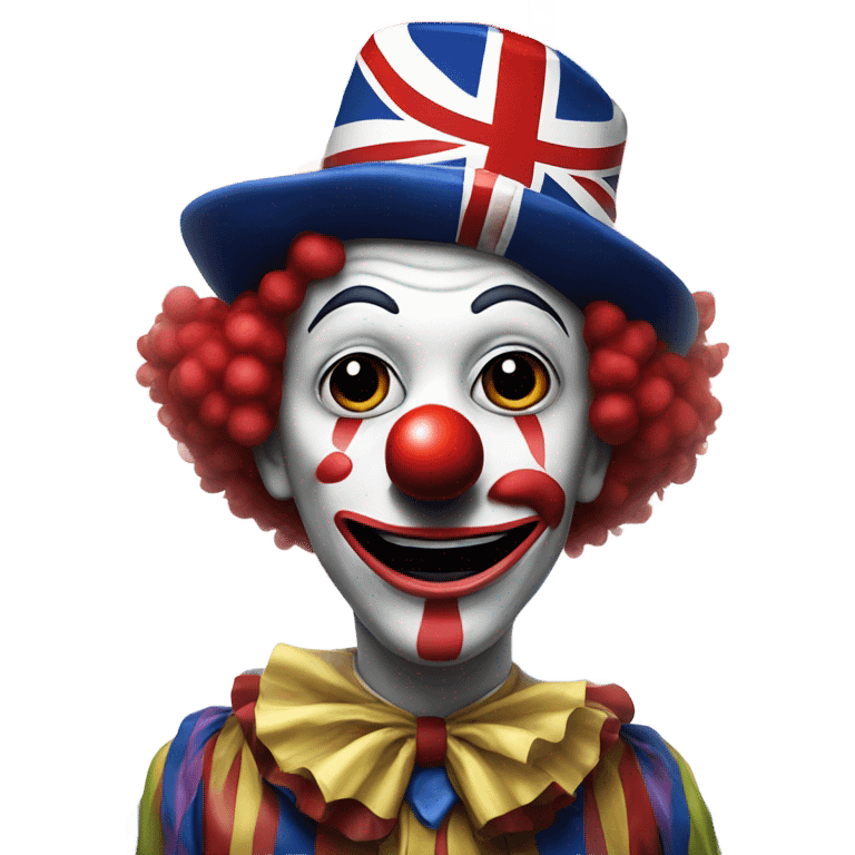 Union Jack clown emoji