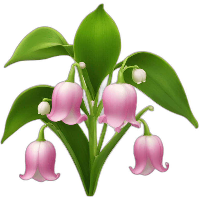  pink lily of the valley emoji