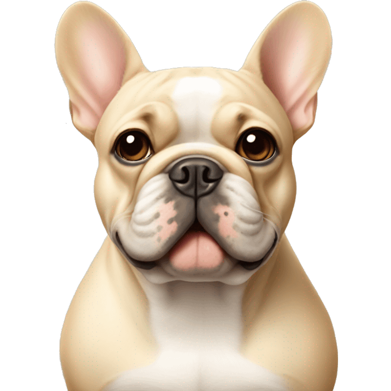 Beige French bulldog emoji