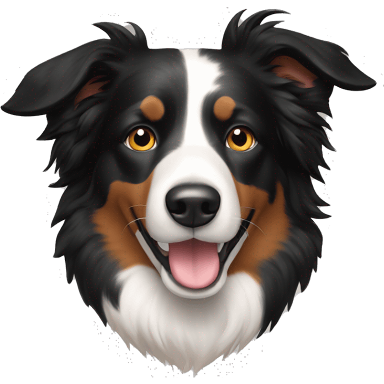 Spotted border Collie  emoji