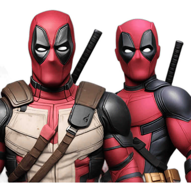 Deadpool and thanos emoji