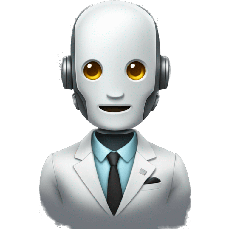 robot in a suit emoji