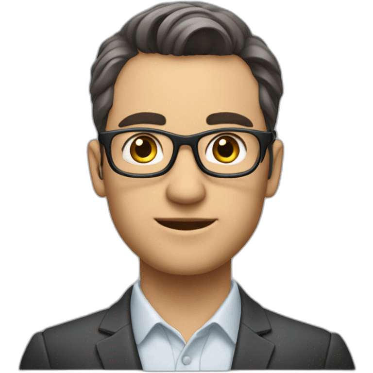 Corporativo Finance Male Analyst emoji